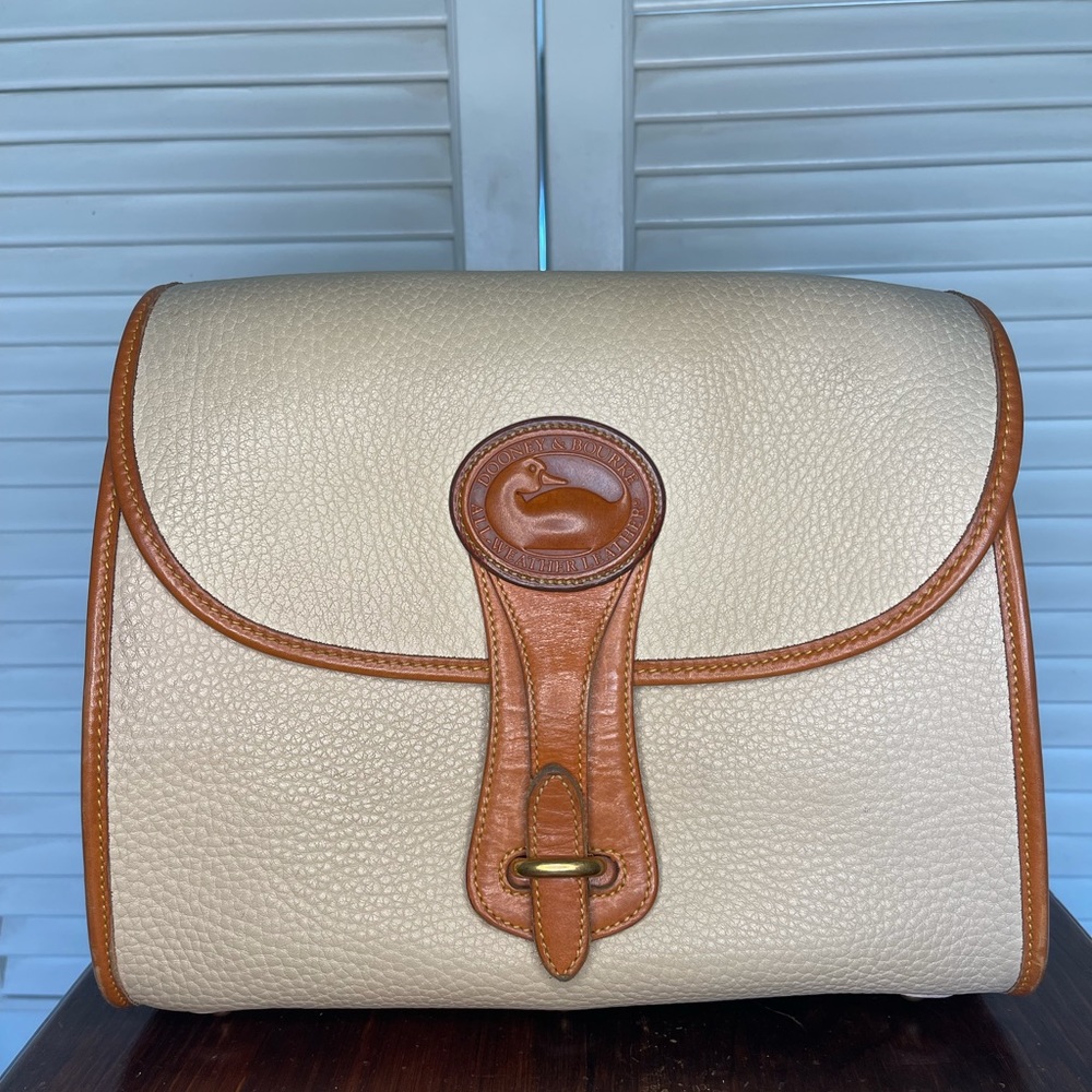 Vintage Dooney & Bourke Essex Handbag Cream